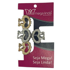 Mini Piranha Metal 2 CM Cartela C 4 Un ML1126