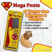 Pente Fino em Aço com Cabo Mega Pente ML1119