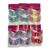 Bico De Pato Infantil Variados Glitter C/2 Un Dz 862