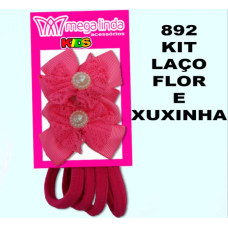 Kit Laço Flor E Xuxinha Pct 12Un 892