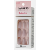 Unhas Impress Bailarina Md Chic Bipam520Br Kiss Ny