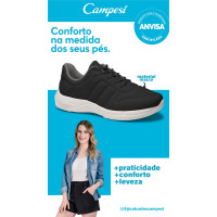 Sapato Tênis Care Preto 39 D8834-0002 