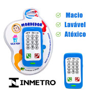 Mordedor Celular Smartphone  Azul 100-59  Mordedor Celular Smartphone  Azul 100-59