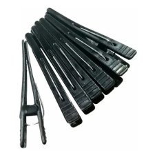 Prendedor Bico de Pato 06 Preto Pacote com 12 Unid