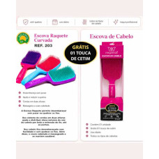 Escova Raquete Curvada 203