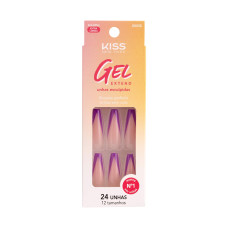 Unha Kiss Ny Gel Extend Nails New Purple GN02B