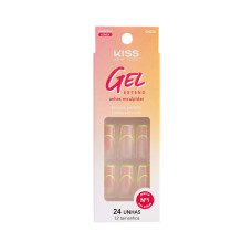 Unha Kiss Ny Gel Extend Nails French Neon GN03B