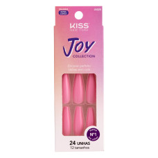 Unha Postiça Joy Collection Nails Sweet Pink JN02B