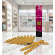 Lixa Popular Parda Caixa com 12 Lixas pct com 12 Caixas ML7072