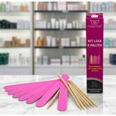 Lixas e Palitos Color 06 Lixas e 06 Palitos ML7223