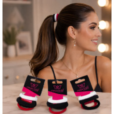 Elastico Colorido para Cabelo PCT com 12 UN ML1073 Elastico Colorido para Cabelo PCT com 12 UN ML1073