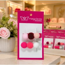 Bico Com Pompom Kit Pct 6 Pares 959 Bico Com Pompom Kit Pct 6 Pares 959