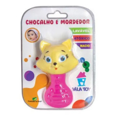 Mordedor E Chocalho Gata Rosa 100-321