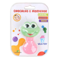 Mordedor e Chocalho Sapo Rosa 100-331