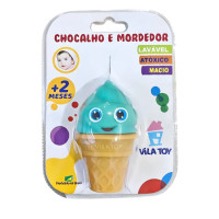Mordedor e Chocalho Sorvete Azul 100-62
