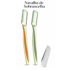 Navalha Para Sobrancelha MEGA LINDA ML1086 Navalha Para Sobrancelha MEGA LINDA ML1086