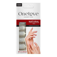 Unhas Postiças Naturais Sem Cola Quadrada - P OL-003 Unhas Postiças Naturais Sem Cola Quadrada - P OL-003