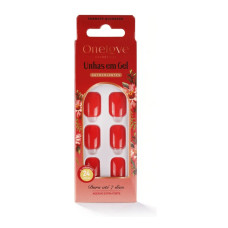 Unhas Autocolantes Gloss Vermelho OL-0149 Unhas Autocolantes Gloss Vermelho OL-0149