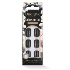 Unhas Autocolantes Gloss Preto OL-0151 Unhas Autocolantes Gloss Preto OL-0151