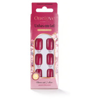 Unhas Autocolantes Gloss Rose OL-0153 