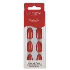 Unhas Autocolantes Gloss Oval Red OL-0401 Unhas Autocolantes Gloss Oval Red OL-0401