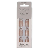 Unhas Autocolantes Gloss Oval French OL-0405 Unhas Autocolantes Gloss Oval French OL-0405