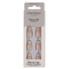 Unhas Autocolantes Gloss Oval French OL-0405 Unhas Autocolantes Gloss Oval French OL-0405