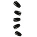 Unhas Autocolantes Gloss Bailarina Black OL-0601 Unhas Autocolantes Gloss Bailarina Black OL-0601