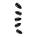 Unhas Autocolantes Gloss Stiletto Black OL-0701 Unhas Autocolantes Gloss Stiletto Black OL-0701