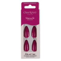 Unhas Autocolantes Gloss Amendoada Rose OL-0803 Unhas Autocolantes Gloss Amendoada Rose OL-0803