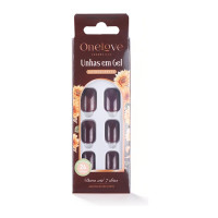 Unhas Autocolantes Gloss Cognac OL-181421 Unhas Autocolantes Gloss Cognac OL-181421