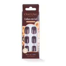 Unhas Autocolantes Gloss Cognac OL-181421 Unhas Autocolantes Gloss Cognac OL-181421