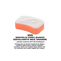 Esponja Para Banho Esfoliante  Pct Com 06 Und 