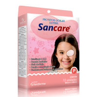 Protetor Ocular Infantil Feminino C/10 Sancare